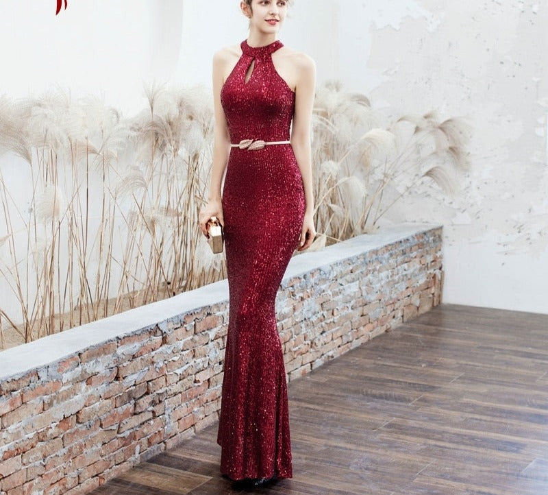 Sequin Evening Party Dress for Women