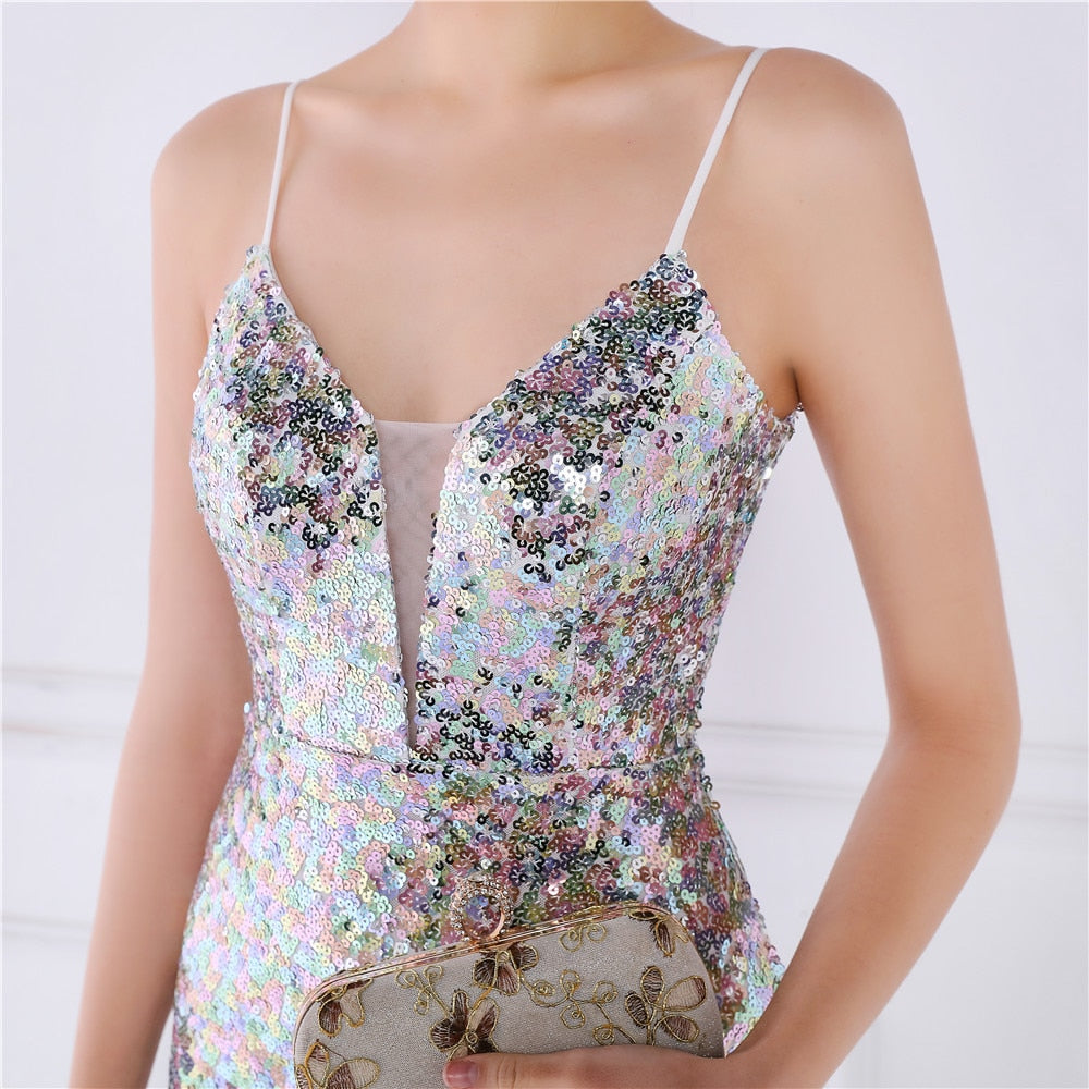 Sequin Evening Party Dress for Women