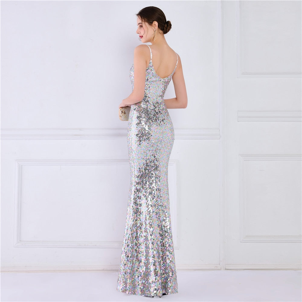 Sequin Evening Party Dress for Women