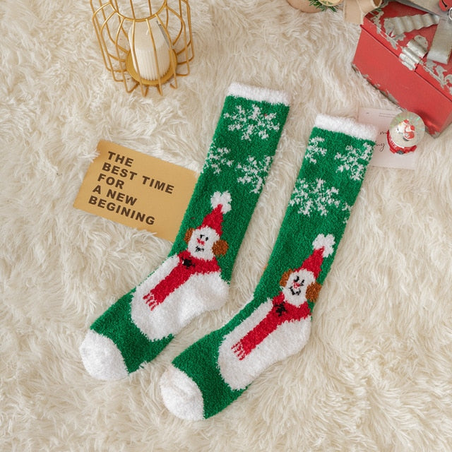 Velvet Christmas socks