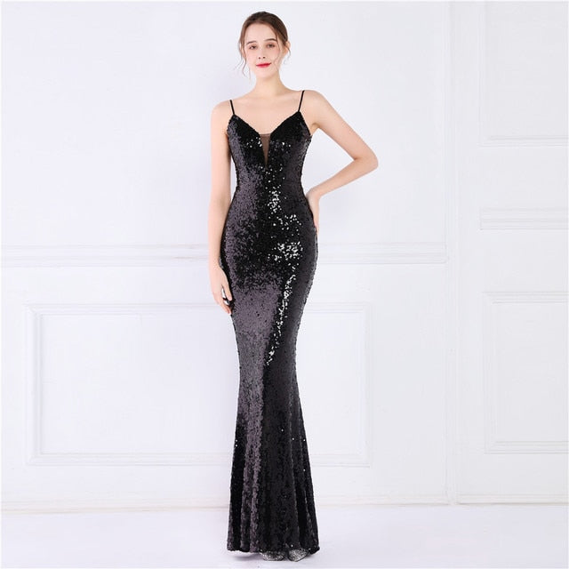 Sequin Evening Party Dress for Women