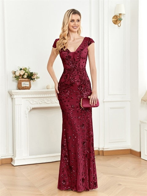 Sequin Evening Party Dress for Women