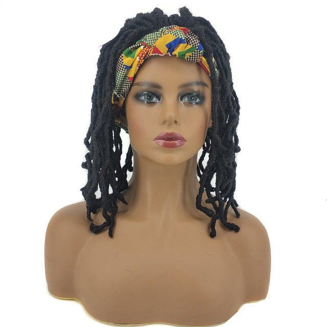 Kinky Curly Synthetic Headband Wigs For Women