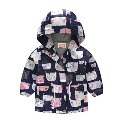 Warm Hooded Jacket Coat for Boys