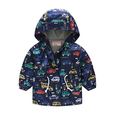 Warm Hooded Jacket Coat for Boys