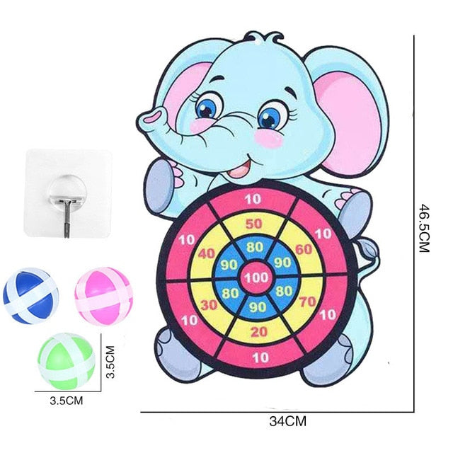 Dart Board Target Stickey Ball Game Outdoor Games