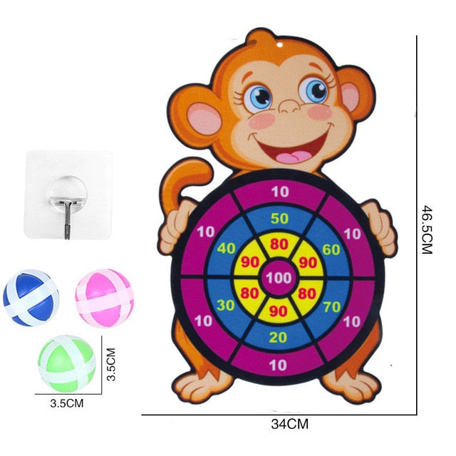 Dart Board Target Stickey Ball Game Outdoor Games