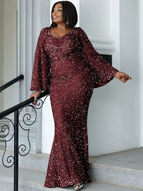 Sequin Evening Party Dress for Women