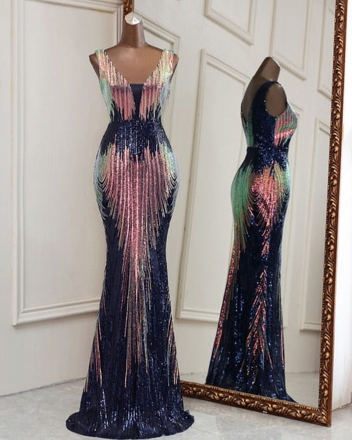 Sequins Evening Party Dress